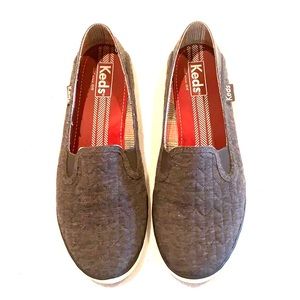 Slip on Gray Shoes